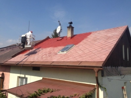 vycistena strecha rodinneho domu